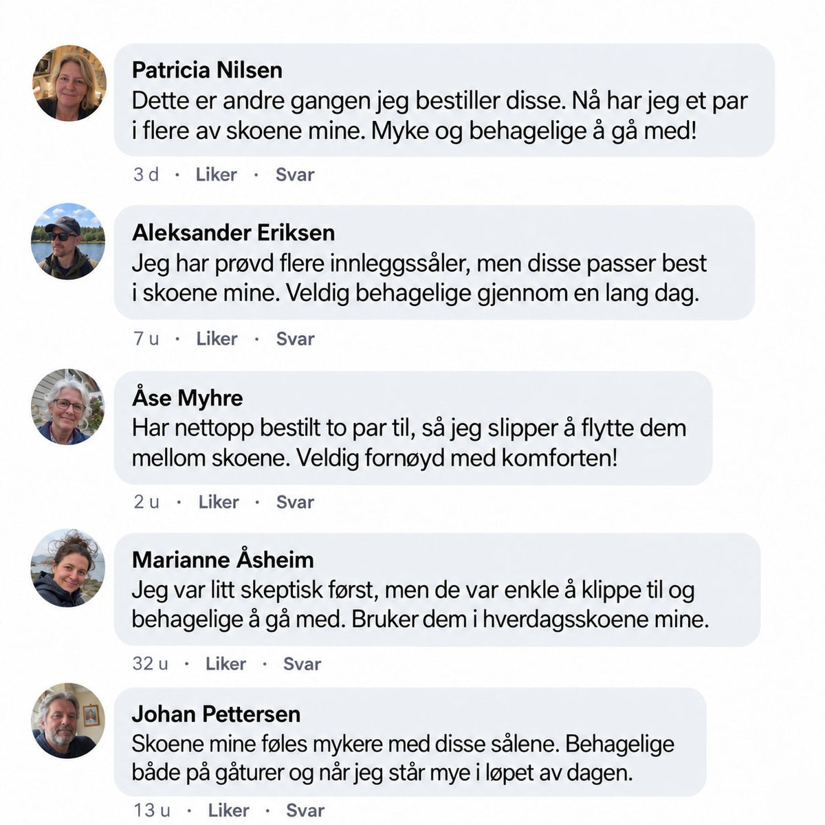 OrtoCloud 4D skoinnlegg med støtte og demping for hæl og fot